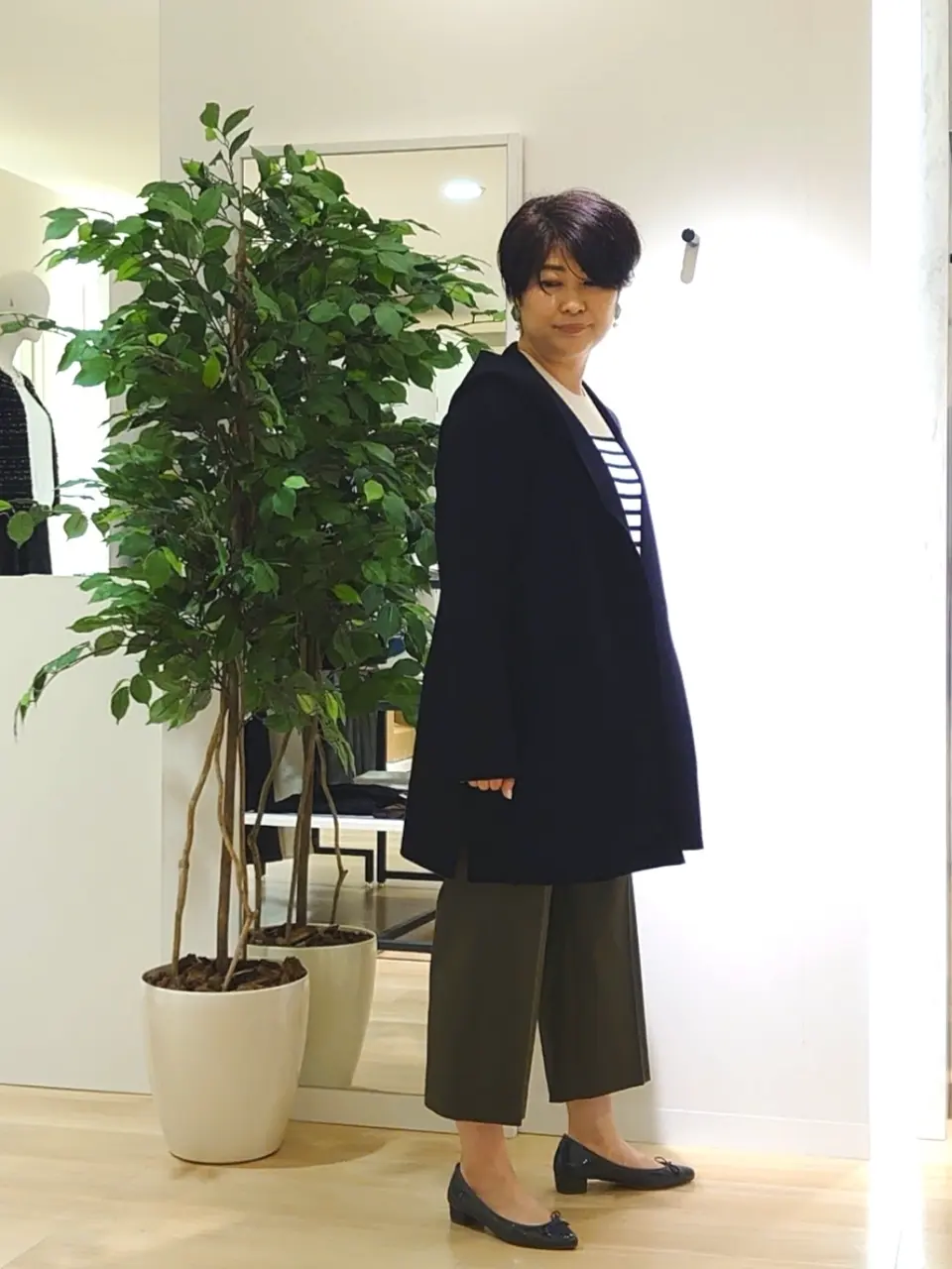 自由区 田中 コーディネート画像