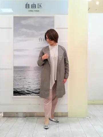 自由区 中鉢 コーディネート画像