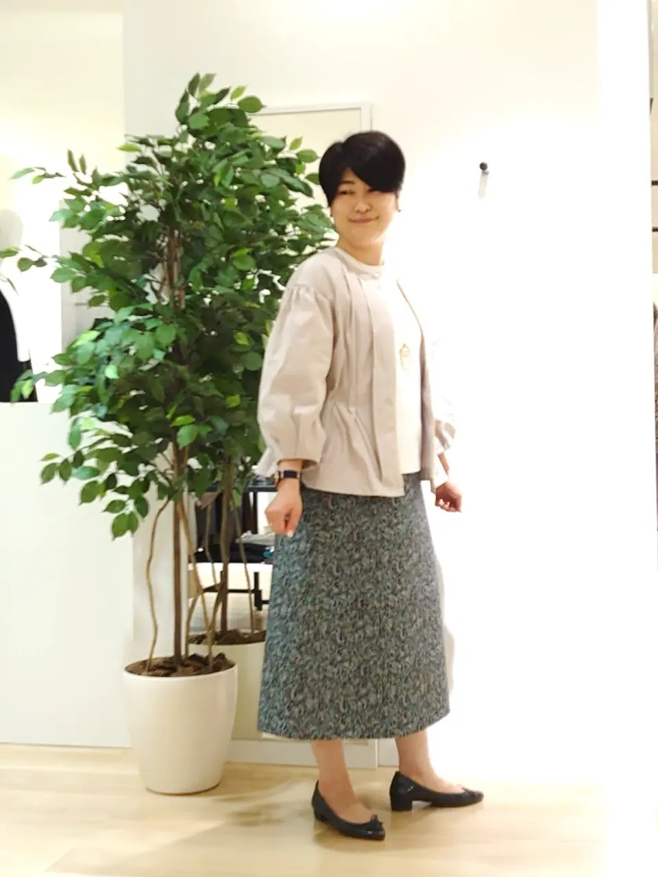 自由区 田中 コーディネート画像