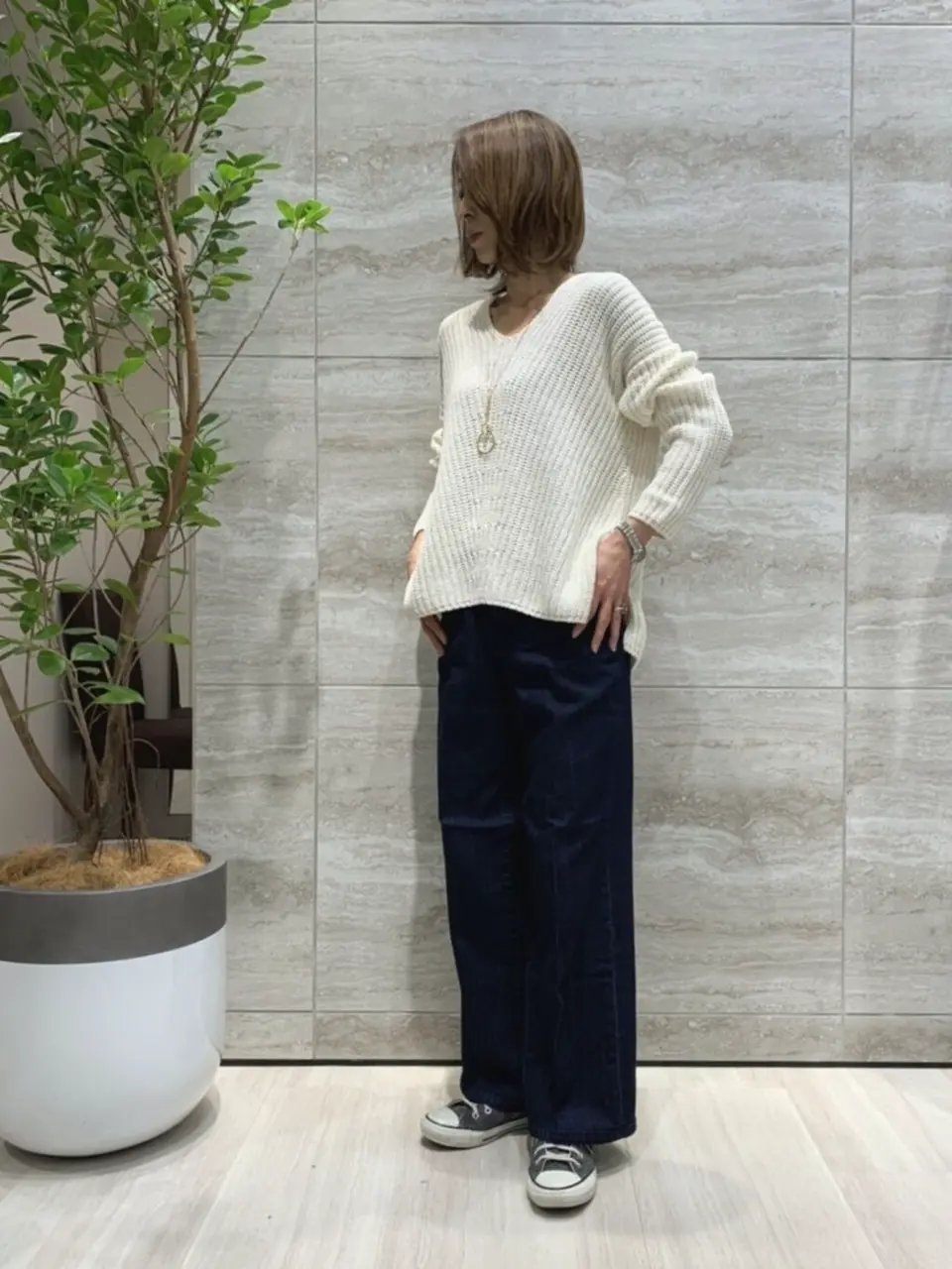 自由区 Ishii コーディネート画像