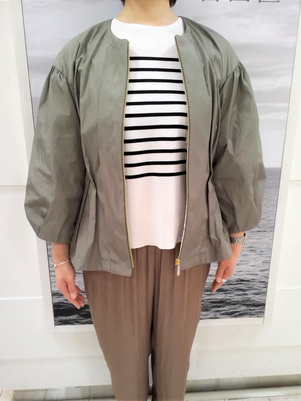 自由区 中鉢 コーディネート画像