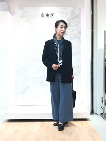 自由区 中尾 コーディネート画像