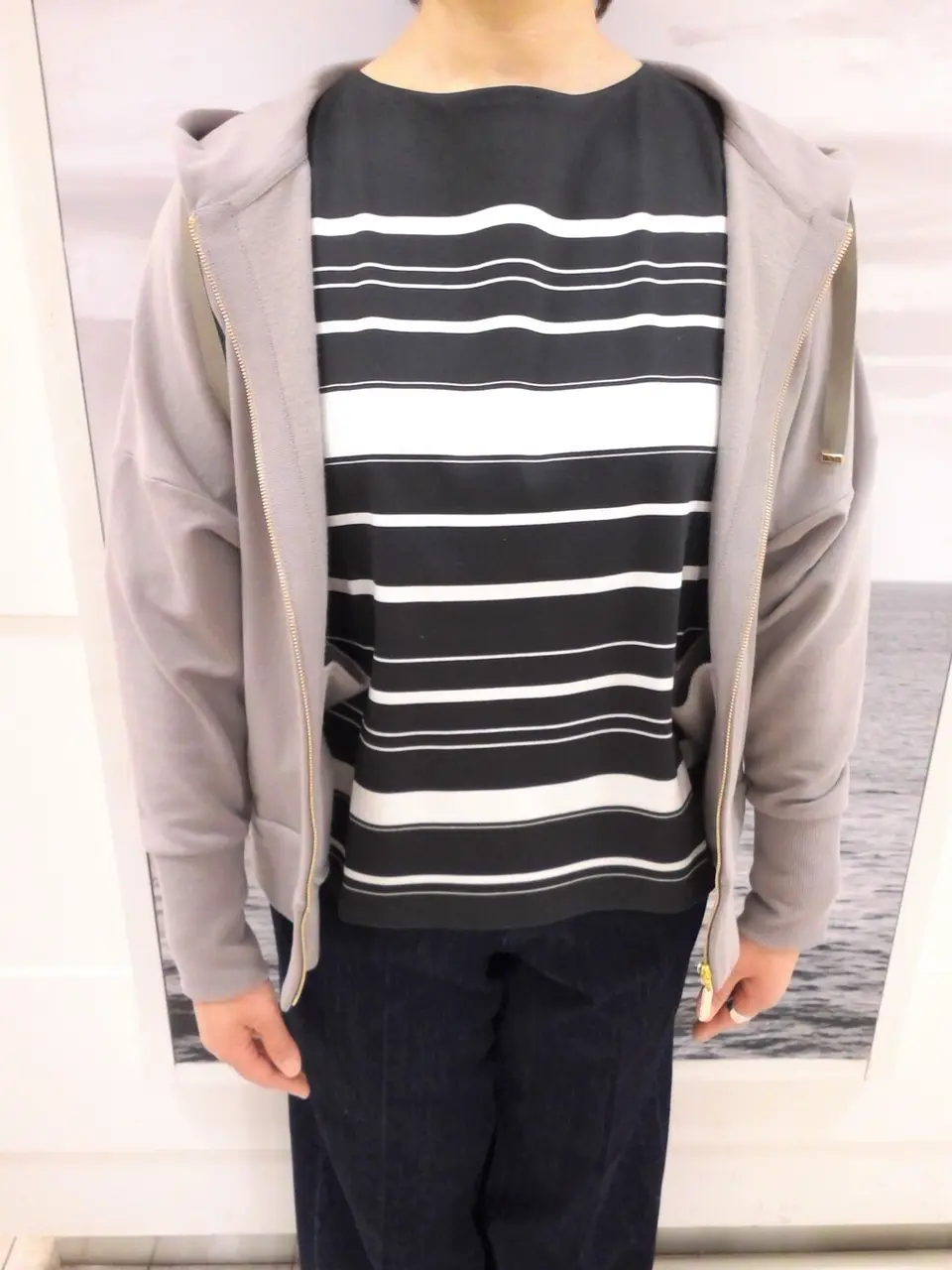 自由区 中鉢 コーディネート画像