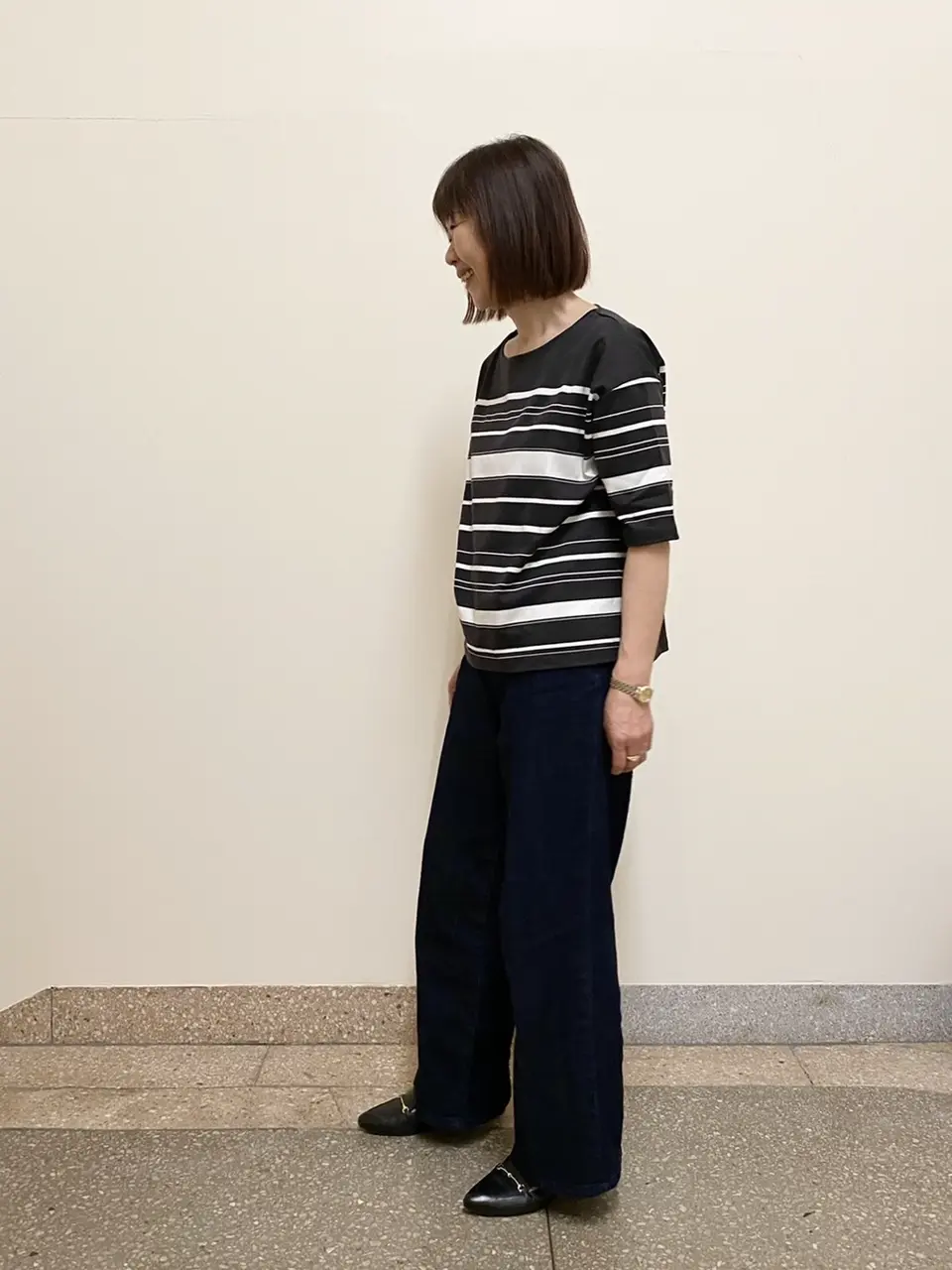 自由区 阿部 コーディネート画像