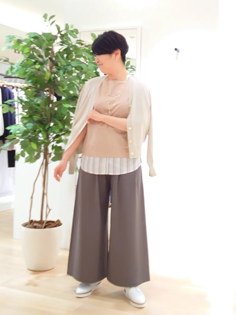 自由区 田中 コーディネート画像