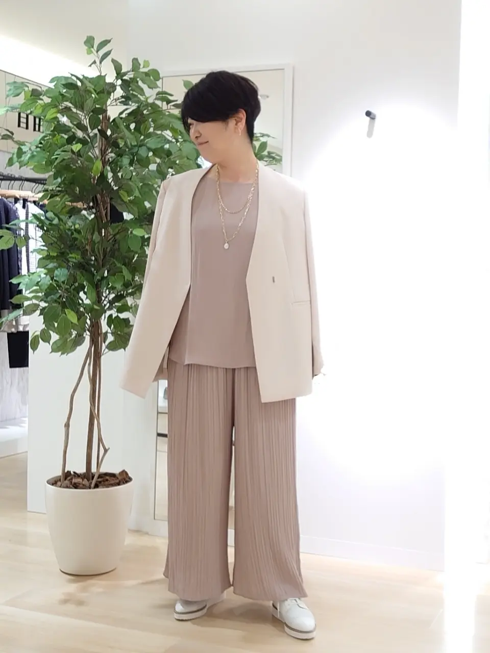 自由区 田中 コーディネート画像