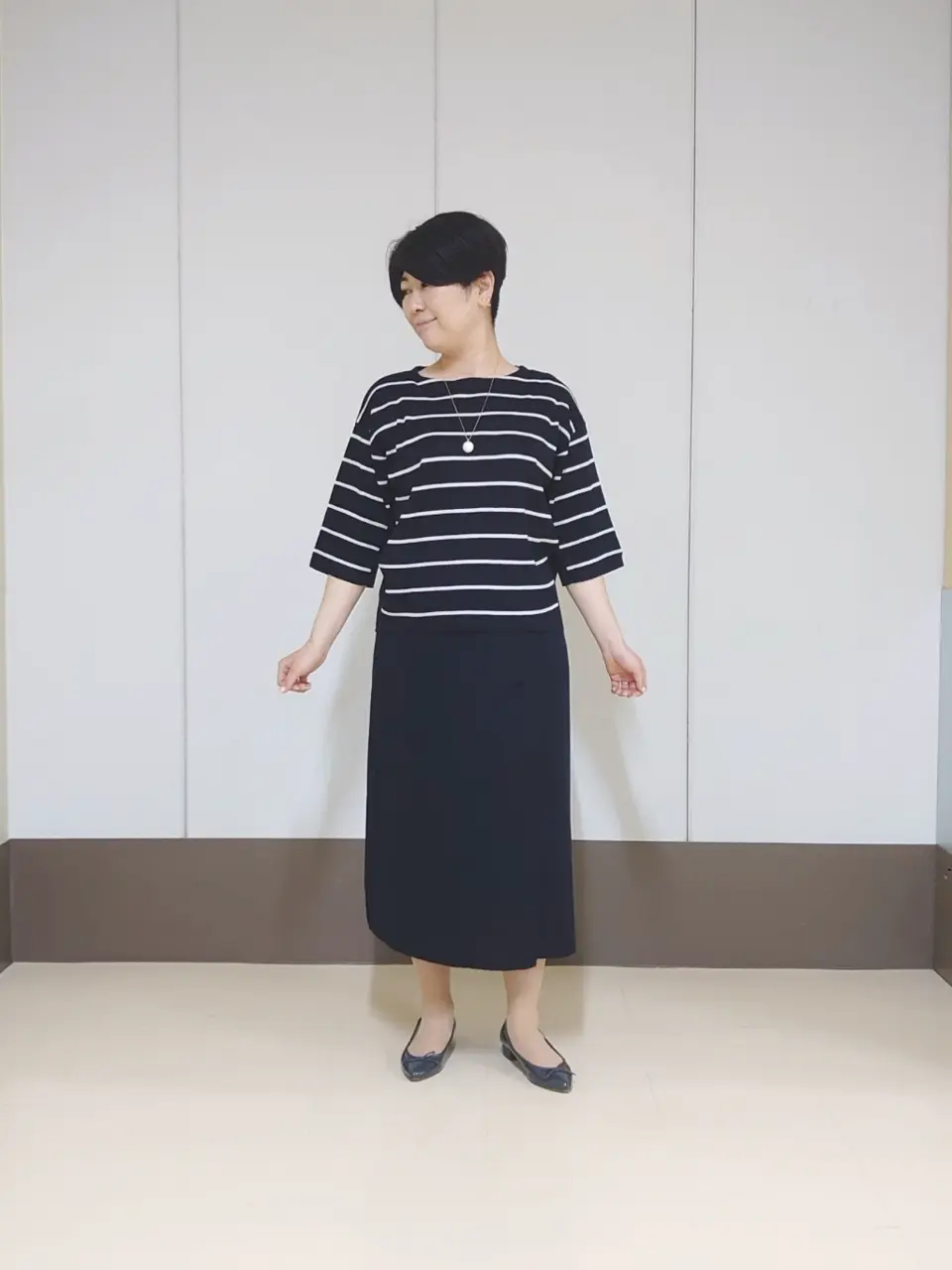 自由区 田中 コーディネート画像