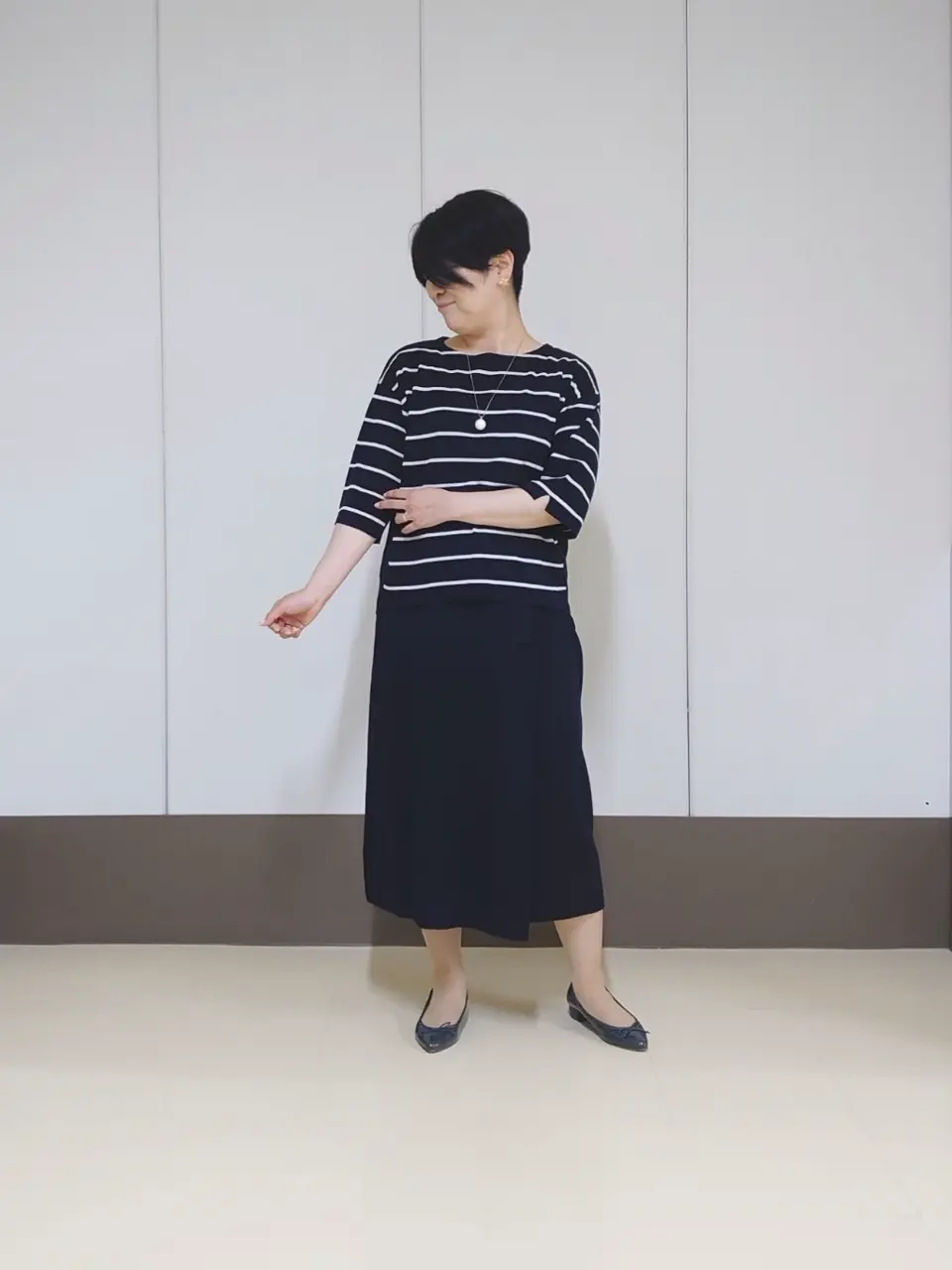 自由区 田中 コーディネート画像