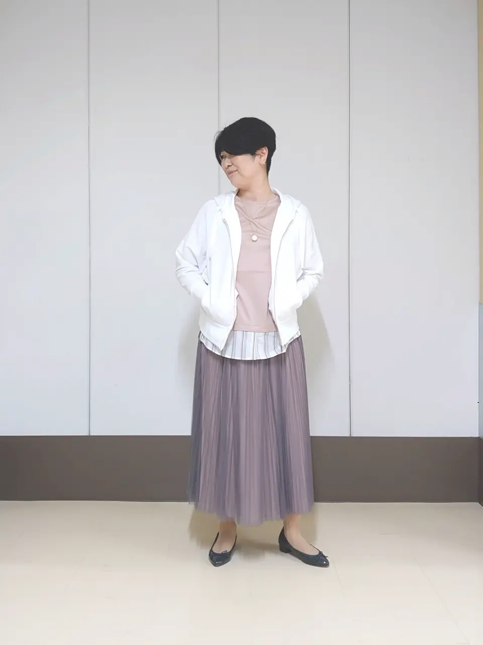 自由区 田中 コーディネート画像