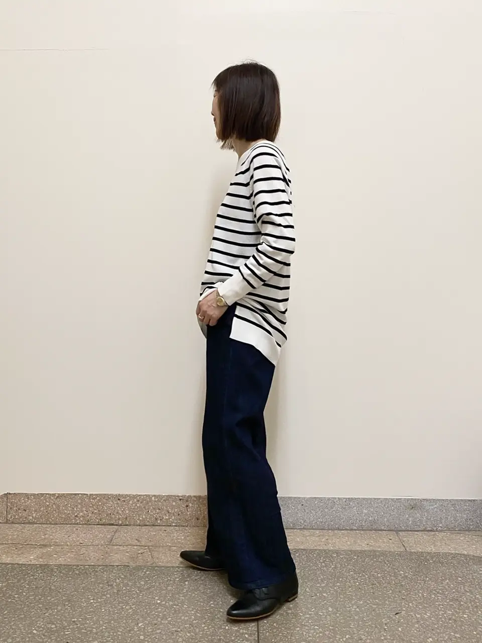 自由区 阿部 コーディネート画像