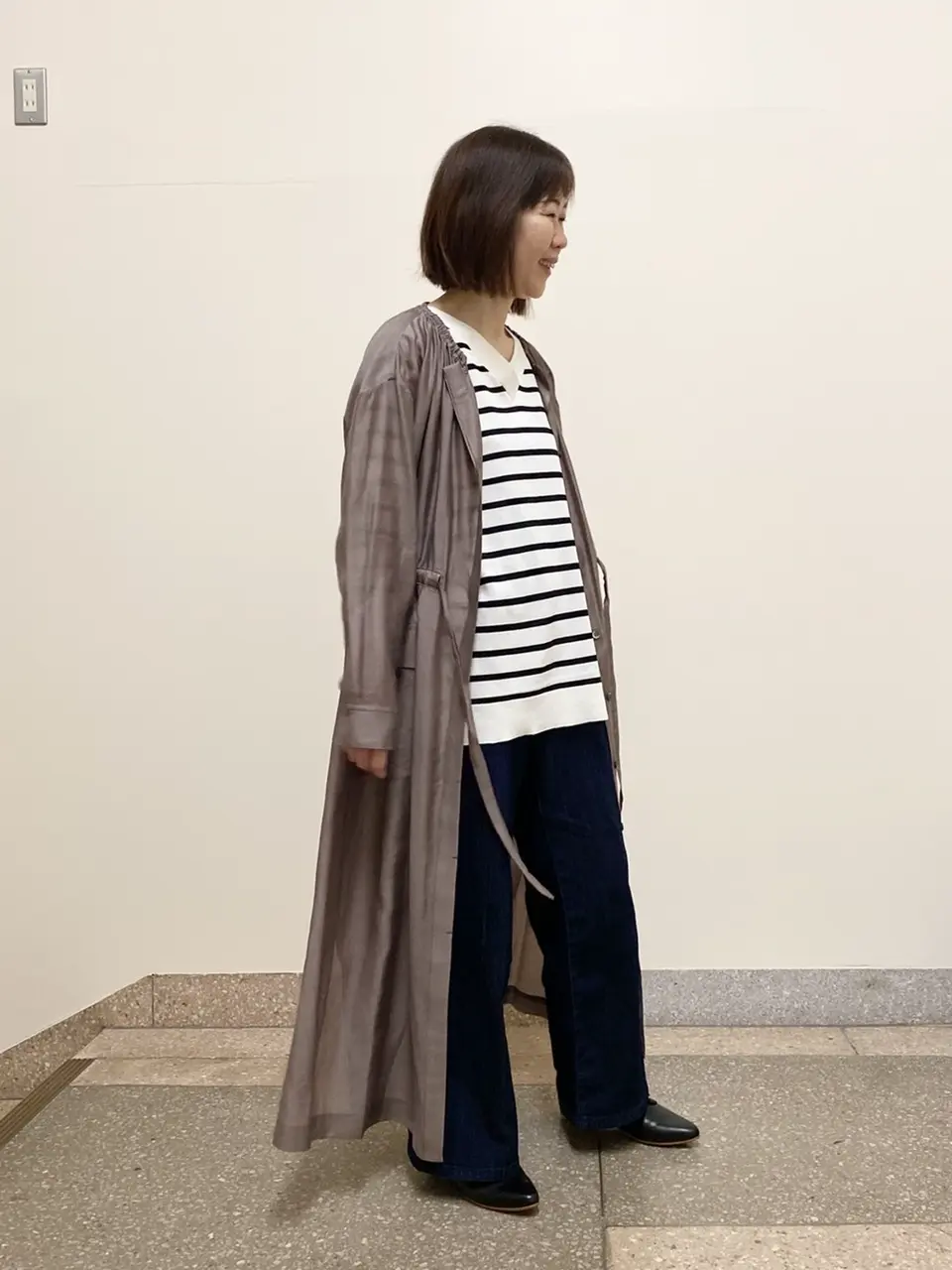 自由区 阿部 コーディネート画像