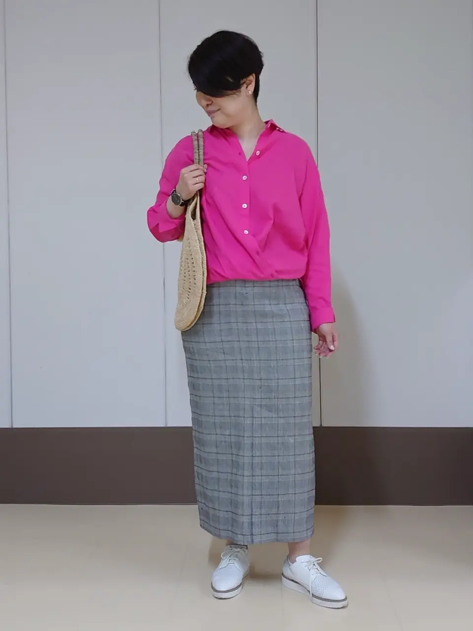 自由区 田中 コーディネート画像