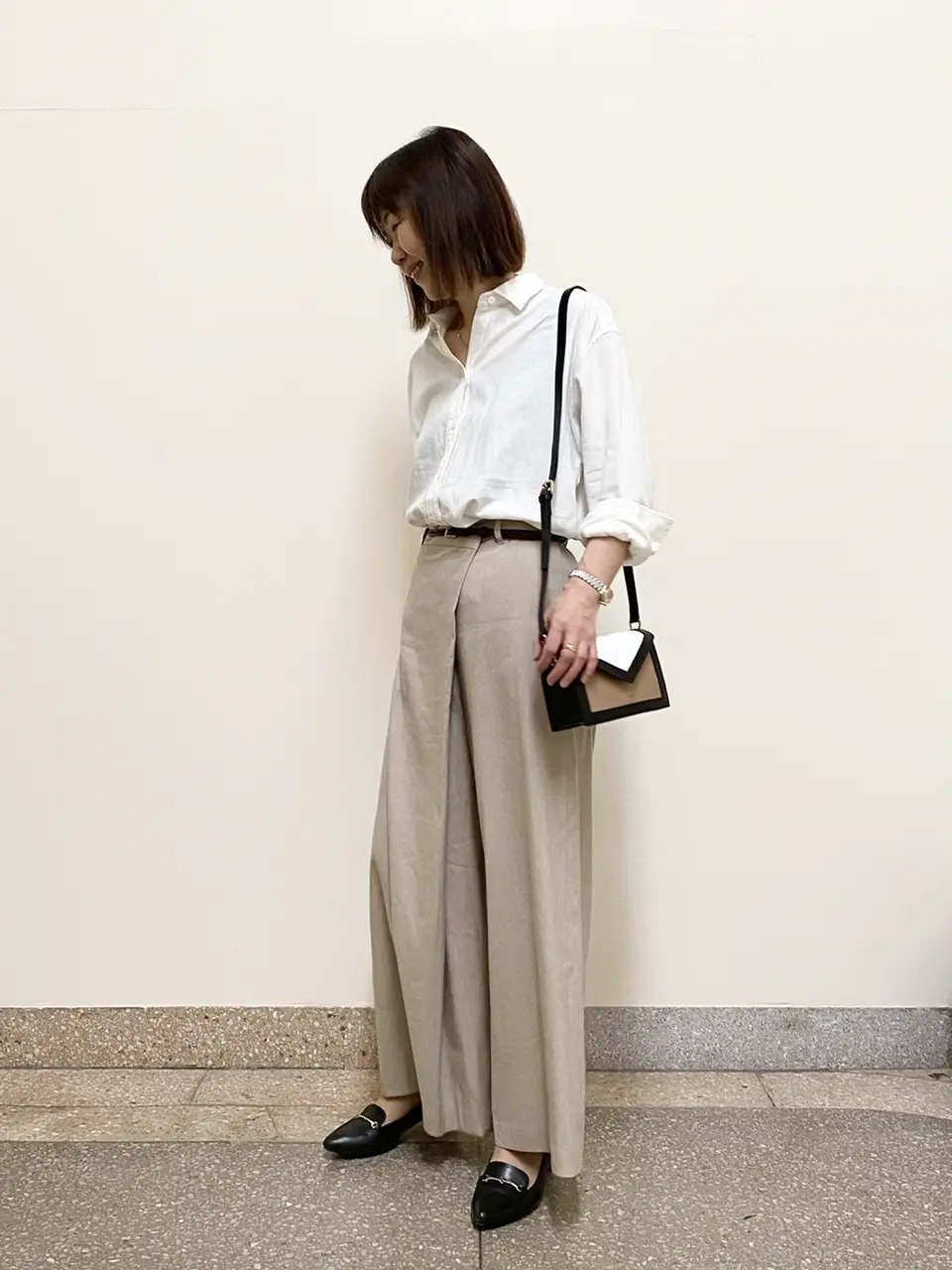 自由区 阿部 コーディネート画像