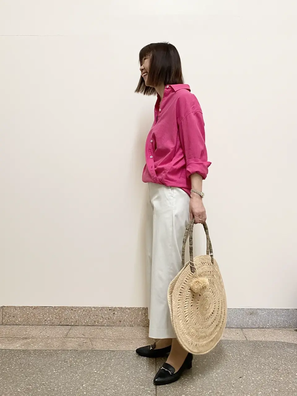 自由区 阿部 コーディネート画像