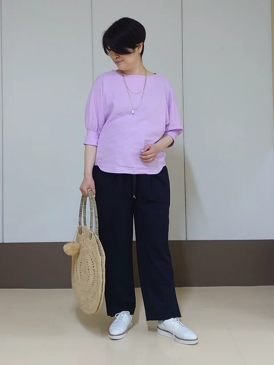 自由区 田中 コーディネート画像