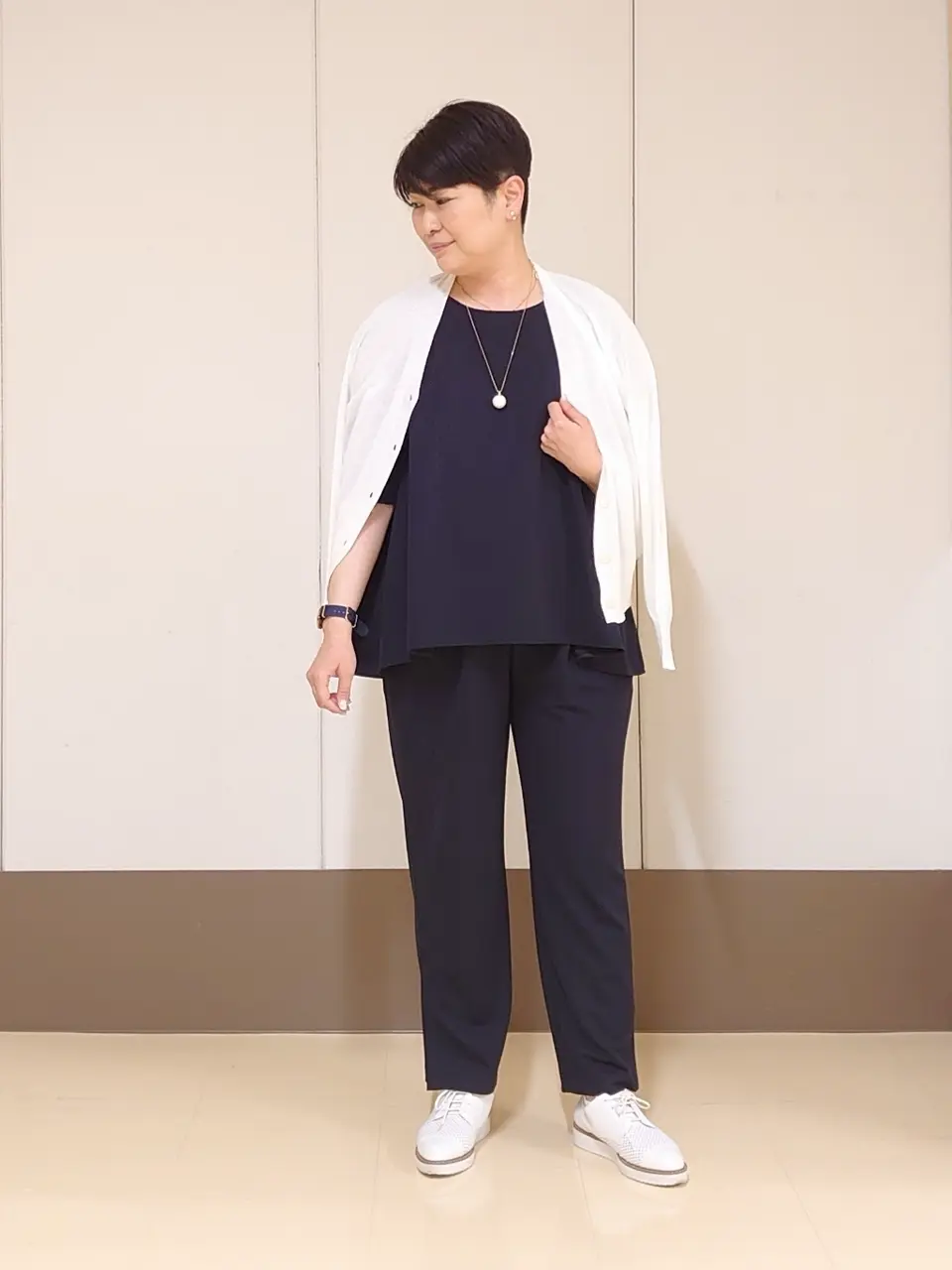 自由区 田中 コーディネート画像