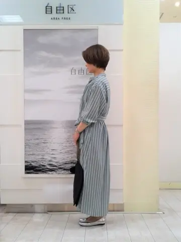 自由区 中鉢 コーディネート画像