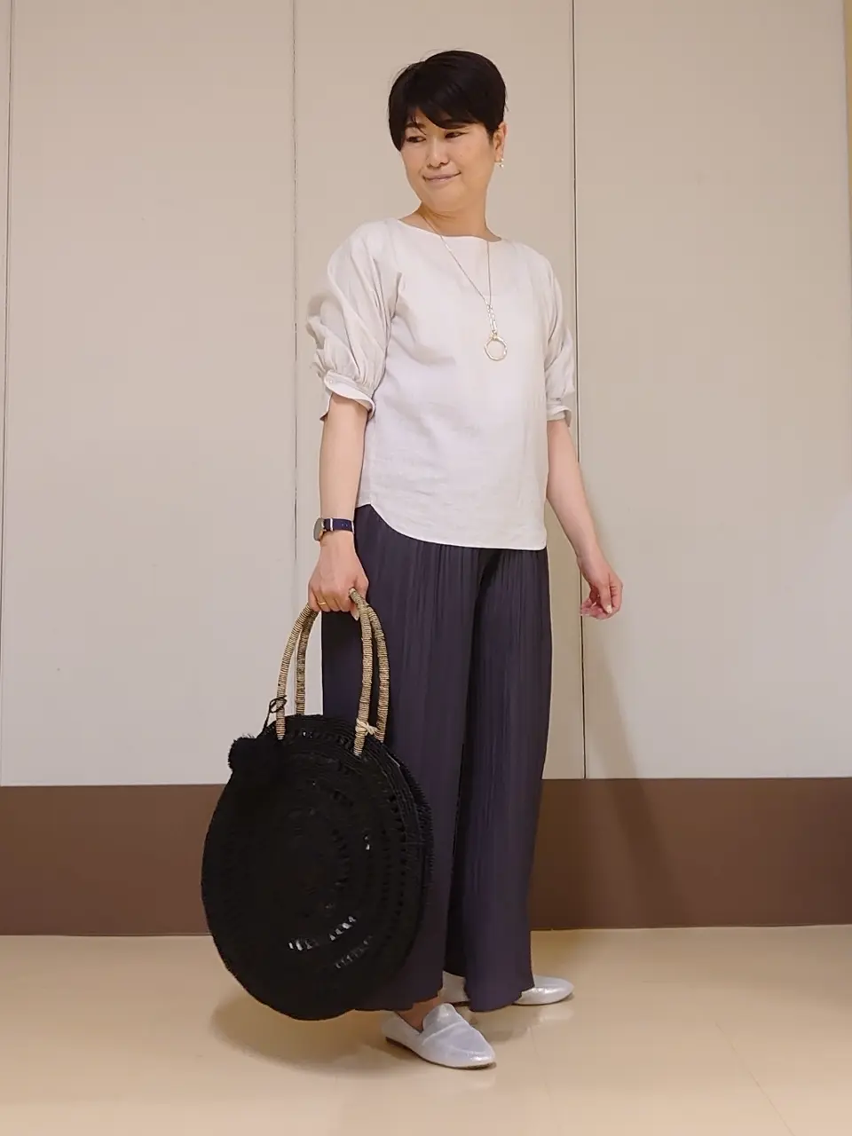 自由区 田中 コーディネート画像