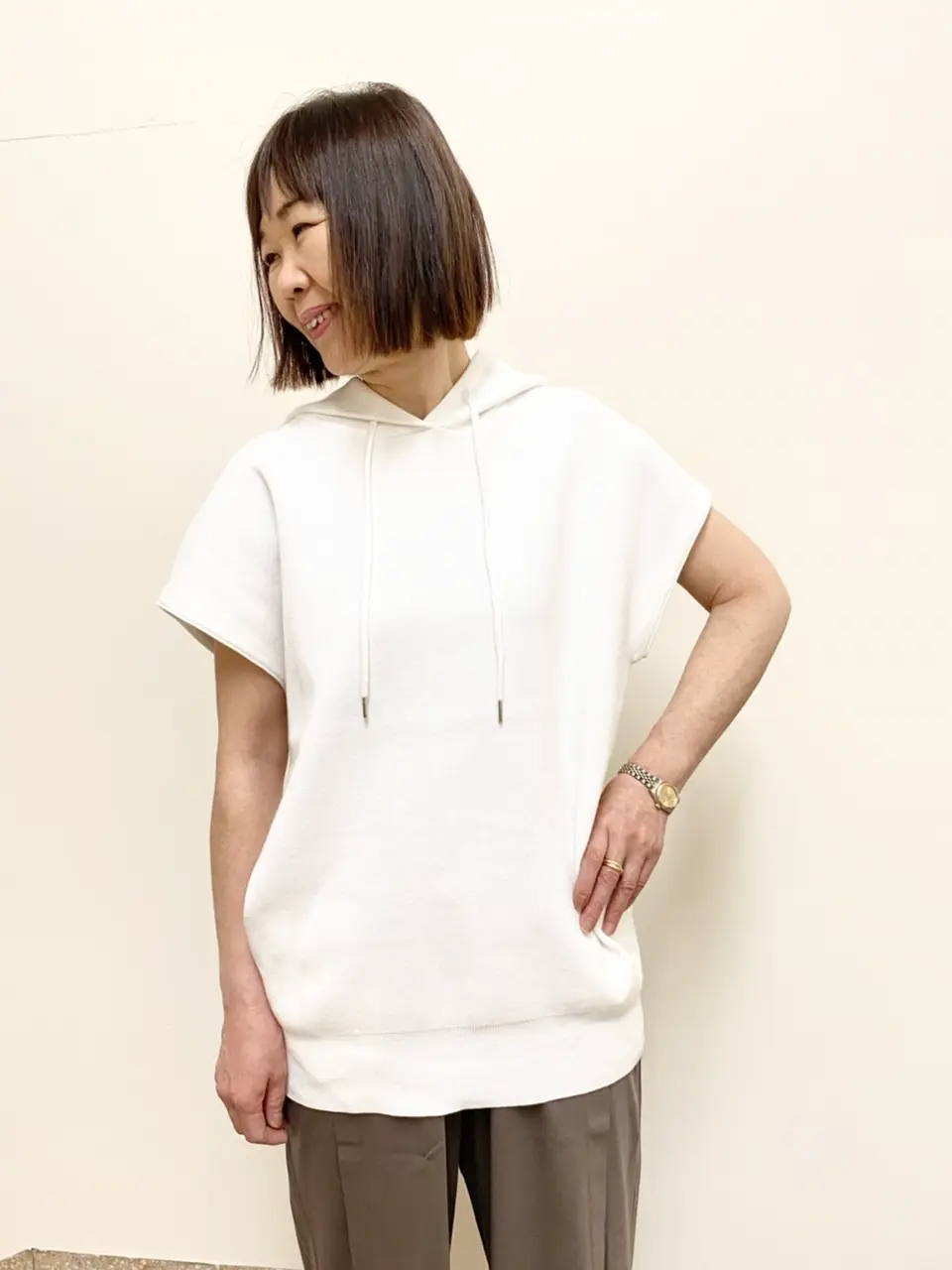 自由区 阿部 コーディネート画像