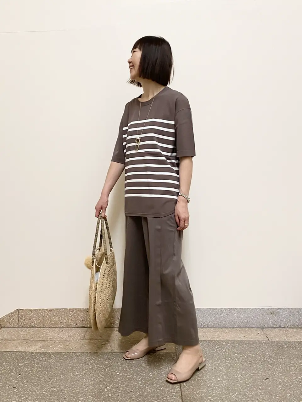 自由区 阿部 コーディネート画像