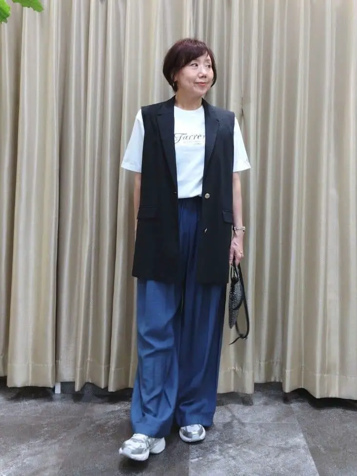 自由区 鶴田 コーディネート画像