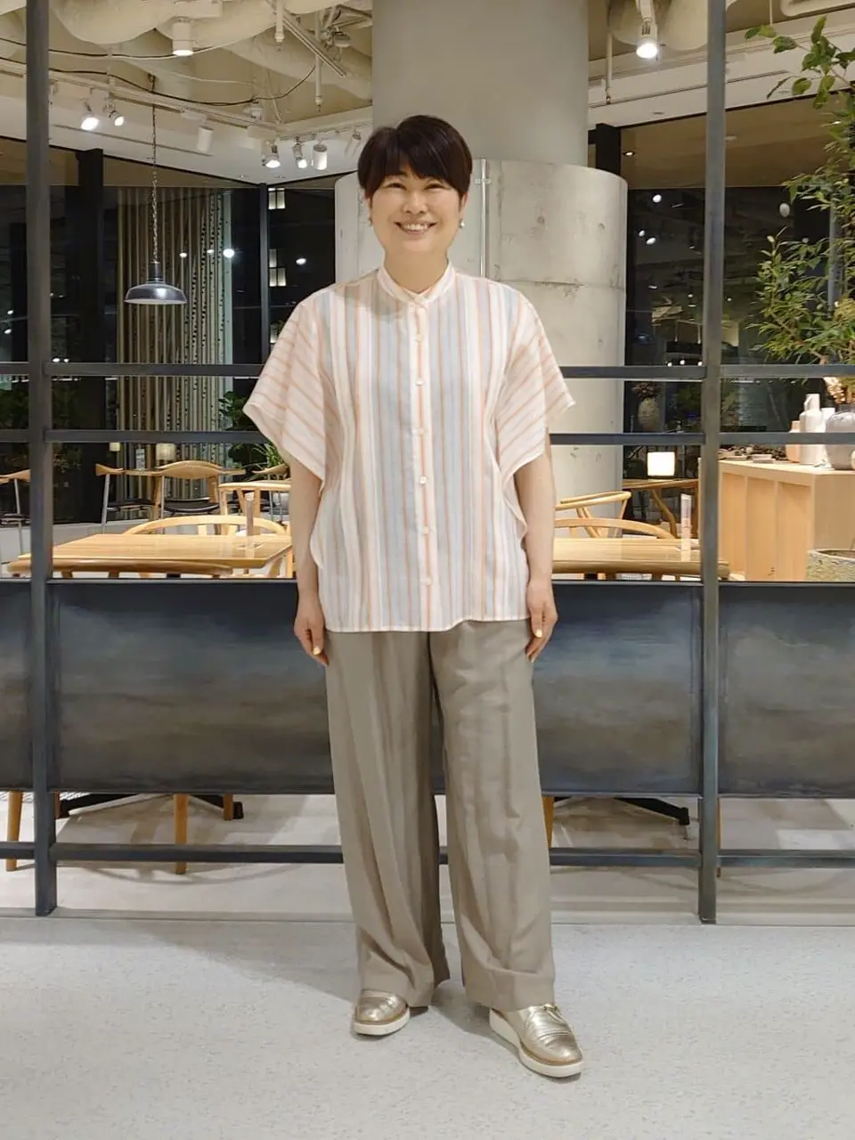 自由区 田中 コーディネート画像