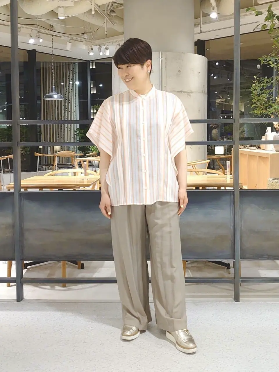 自由区 田中 コーディネート画像