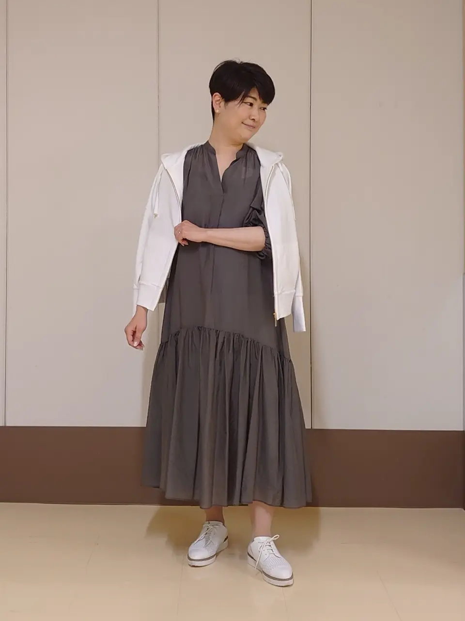 自由区 田中 コーディネート画像