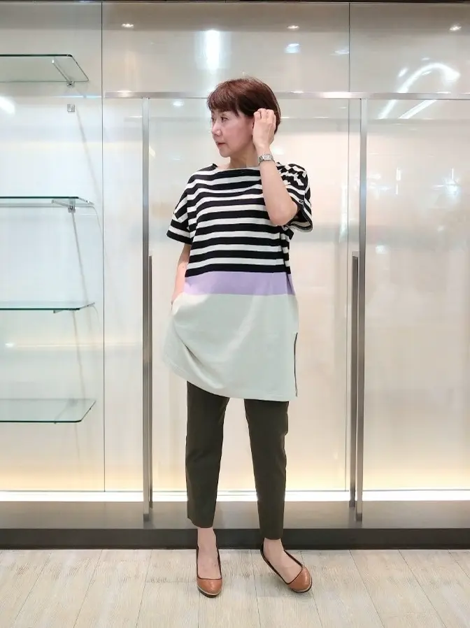 自由区 鶴田 コーディネート画像