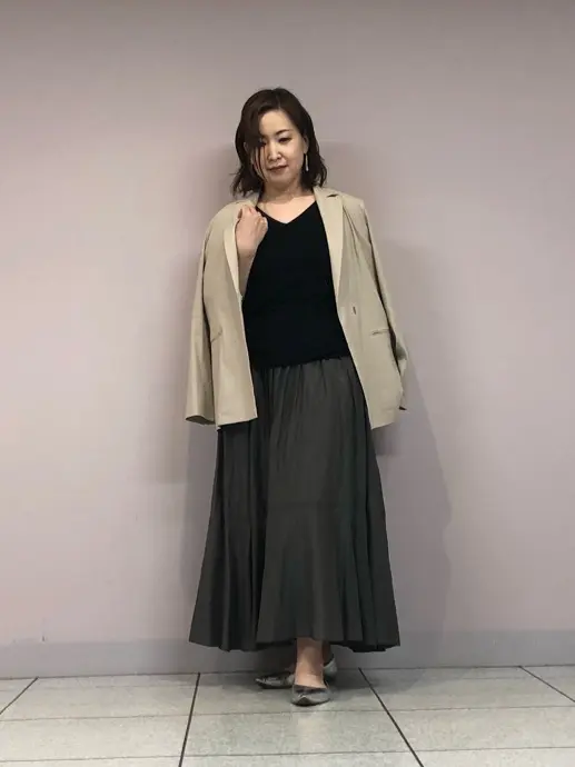 自由区 上島 コーディネート画像