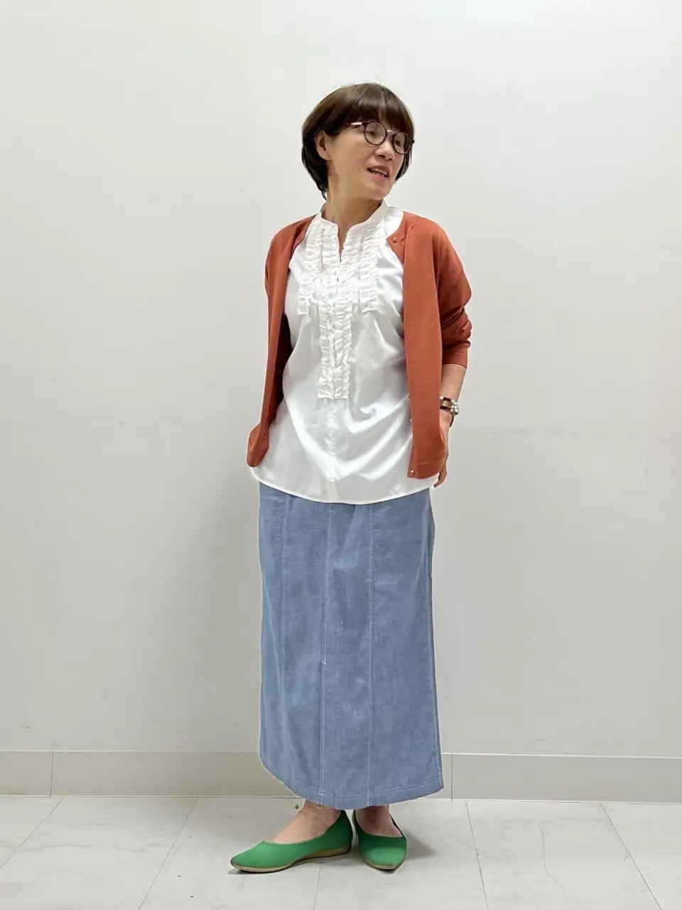 自由区 スタッフ コーディネート画像