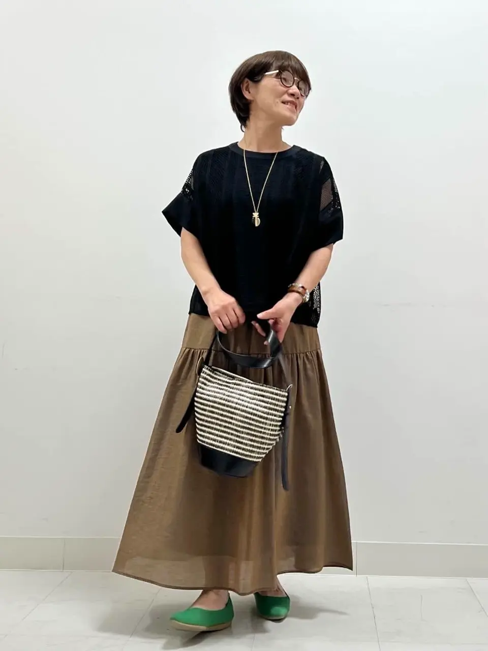 自由区 スタッフ コーディネート画像