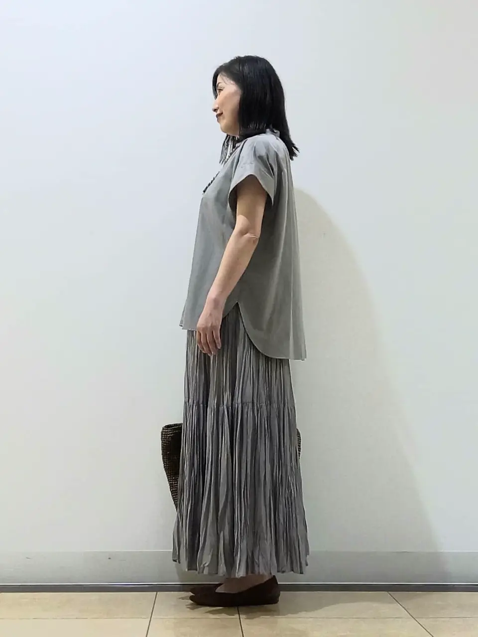 自由区 中川 コーディネート画像