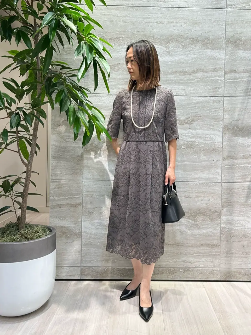 自由区 23区　 コットンパール ネックレス　個性的 コットンパールネックレス / 自由区 | ファッション通販 【公式