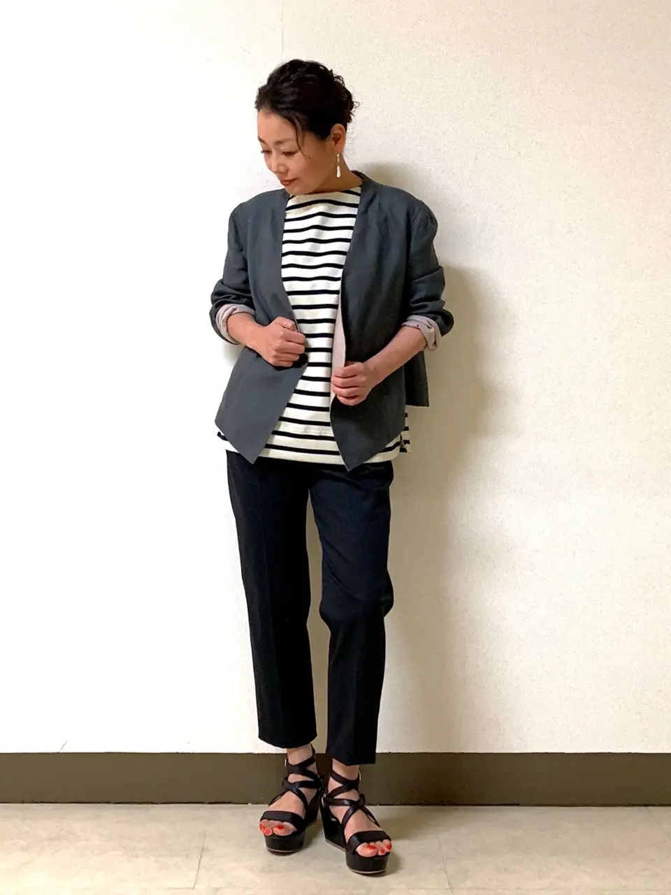 自由区 坂本 コーディネート画像