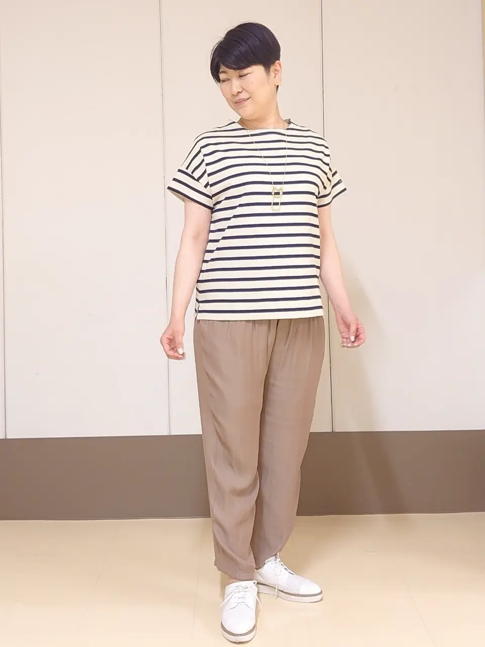 自由区 田中 コーディネート画像