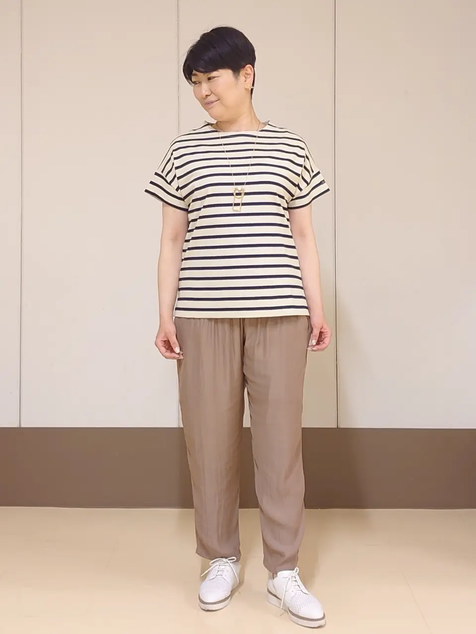 自由区 田中 コーディネート画像