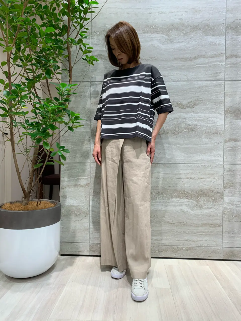 自由区 Ishii コーディネート画像