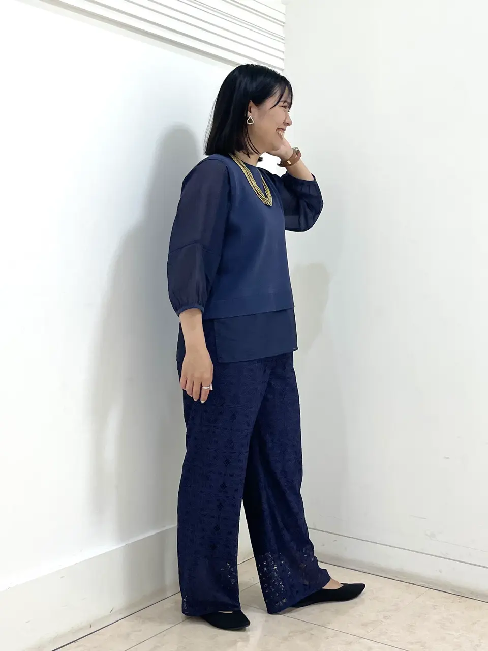 自由区 misato コーディネート画像