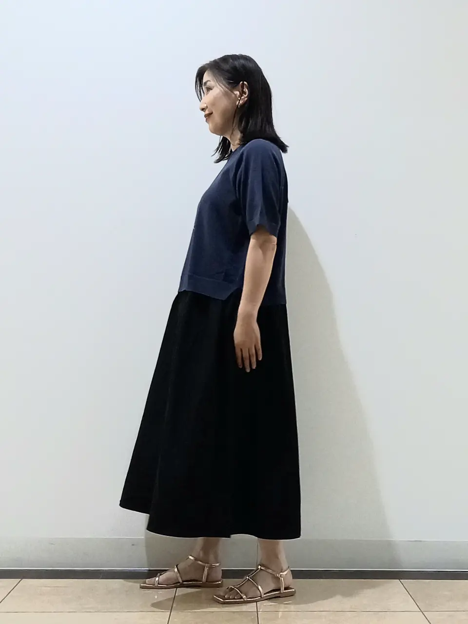 自由区 中川 コーディネート画像