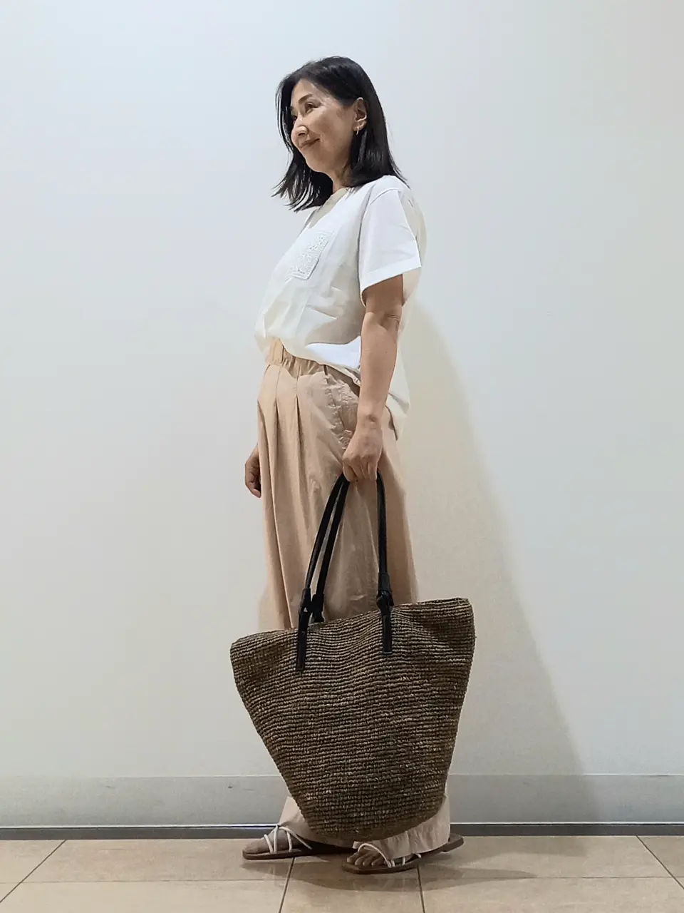 自由区 中川 コーディネート画像