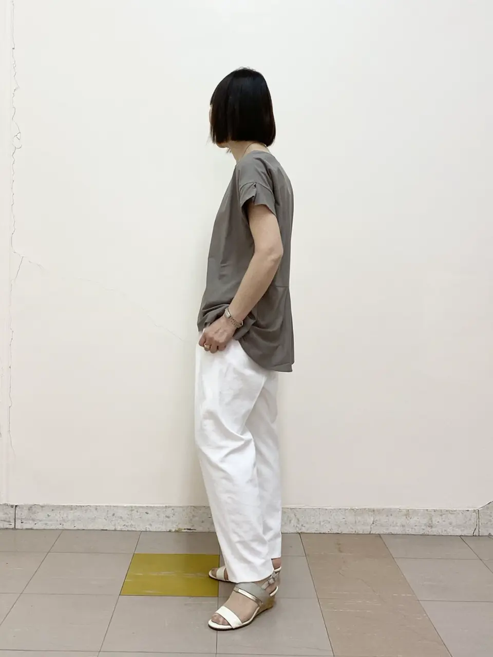 自由区 阿部 コーディネート画像