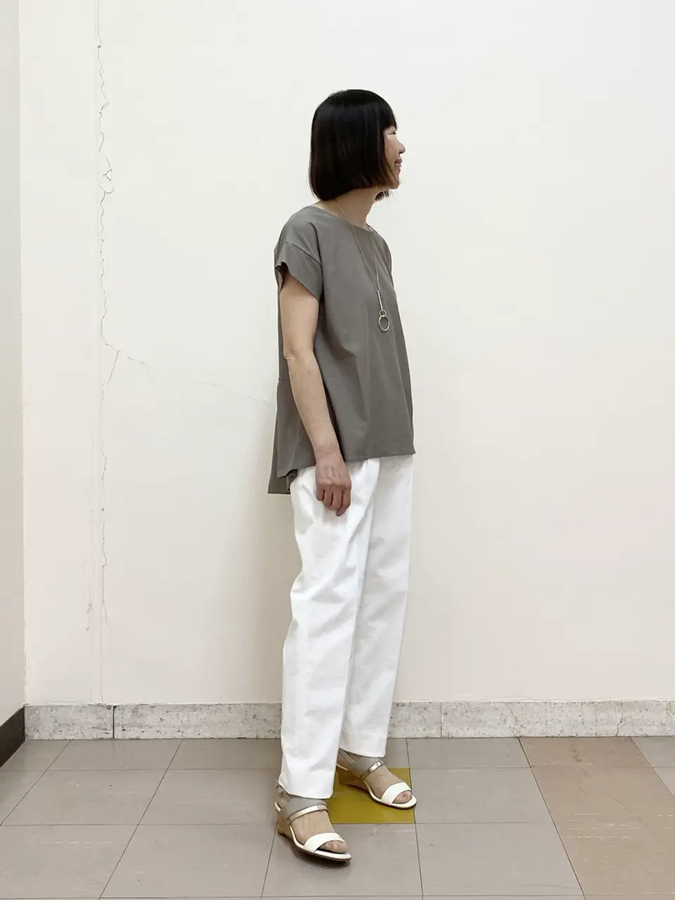 自由区 阿部 コーディネート画像