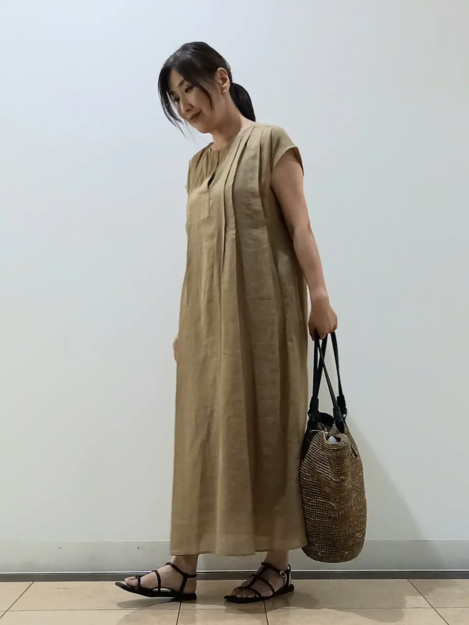 自由区 中川 コーディネート画像