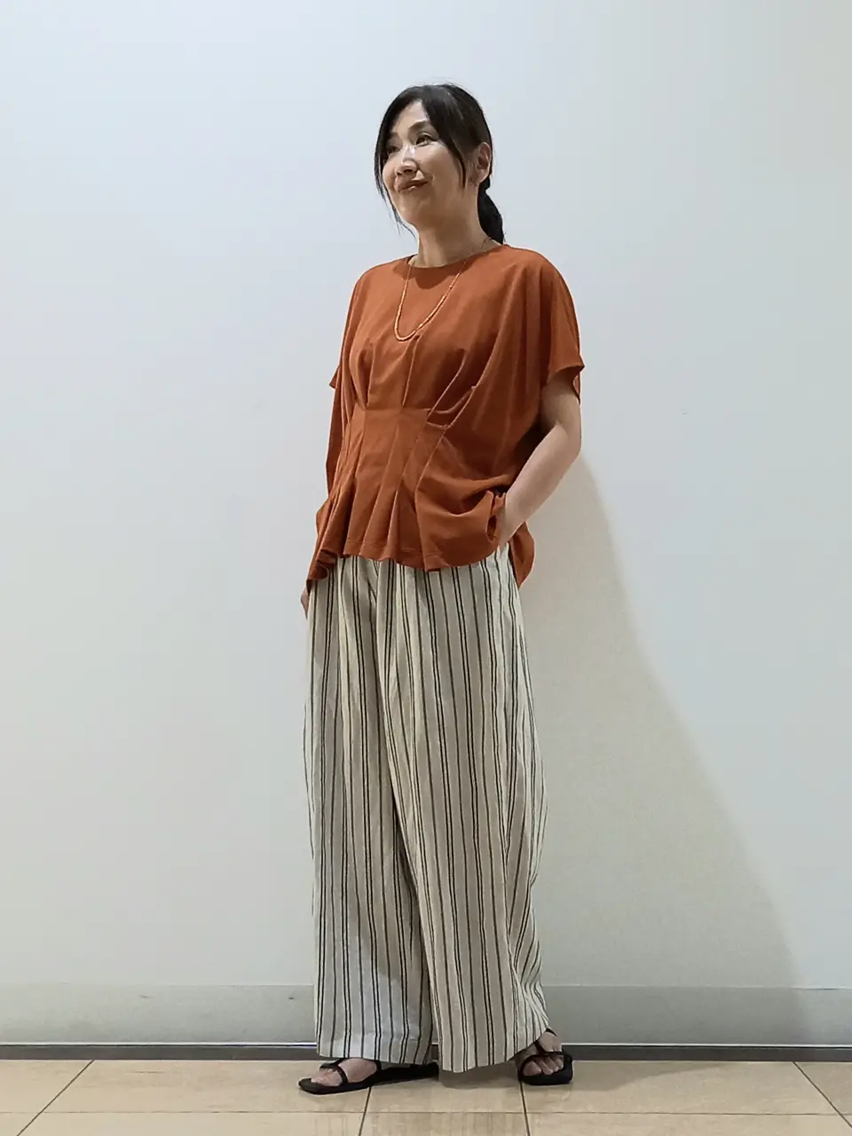 自由区 中川 コーディネート画像