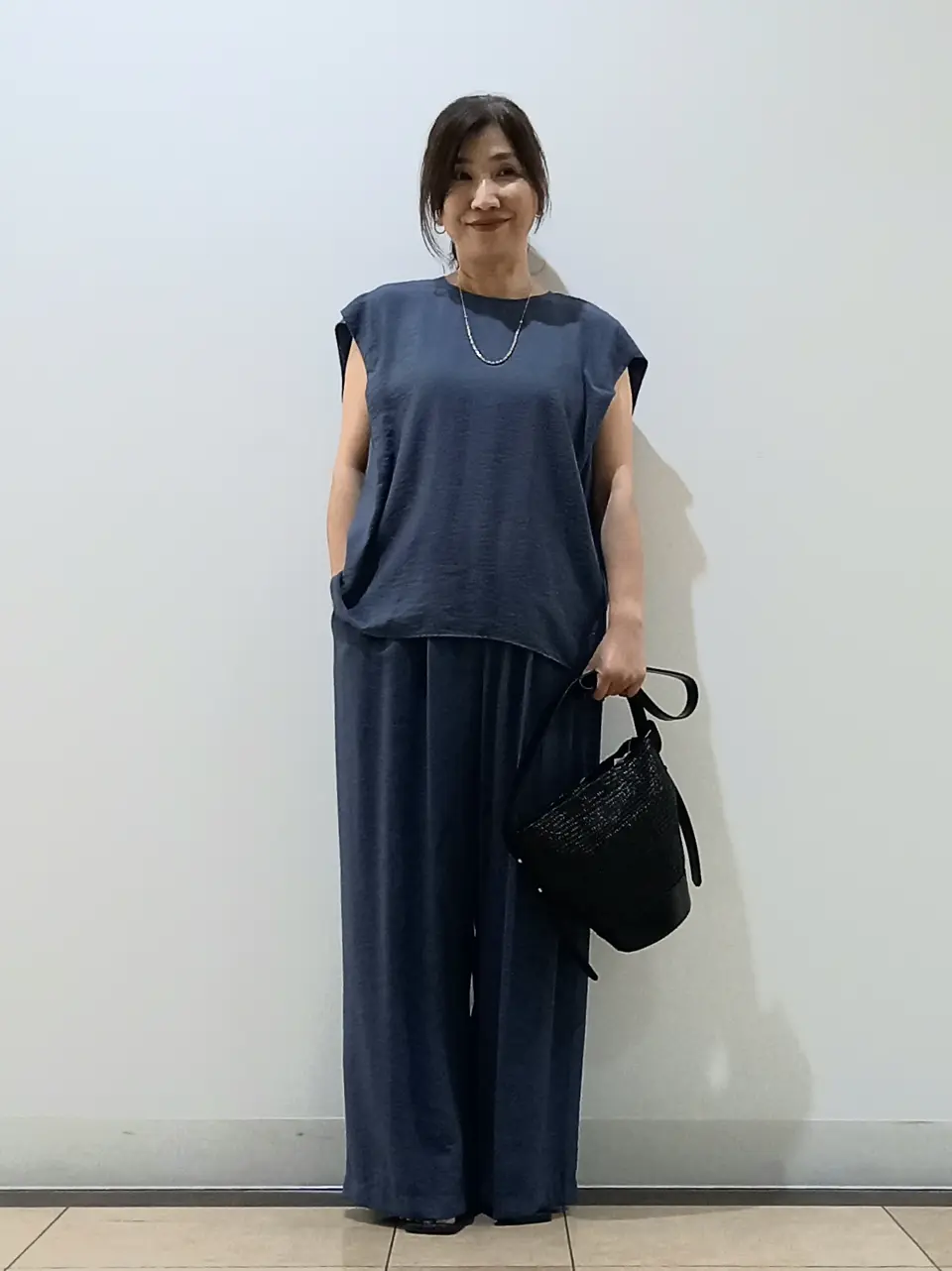 自由区 中川 コーディネート画像