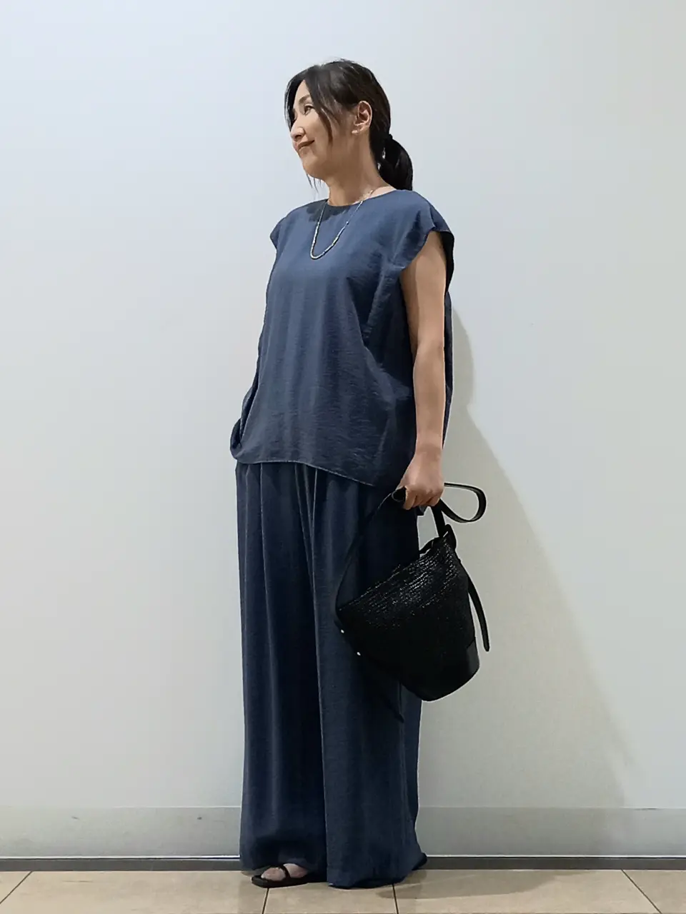 自由区 中川 コーディネート画像