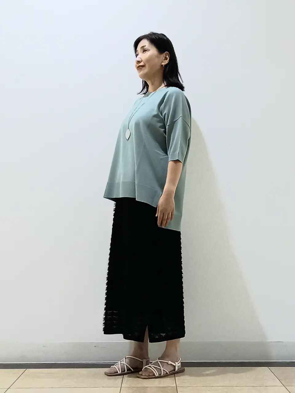 自由区 中川 コーディネート画像