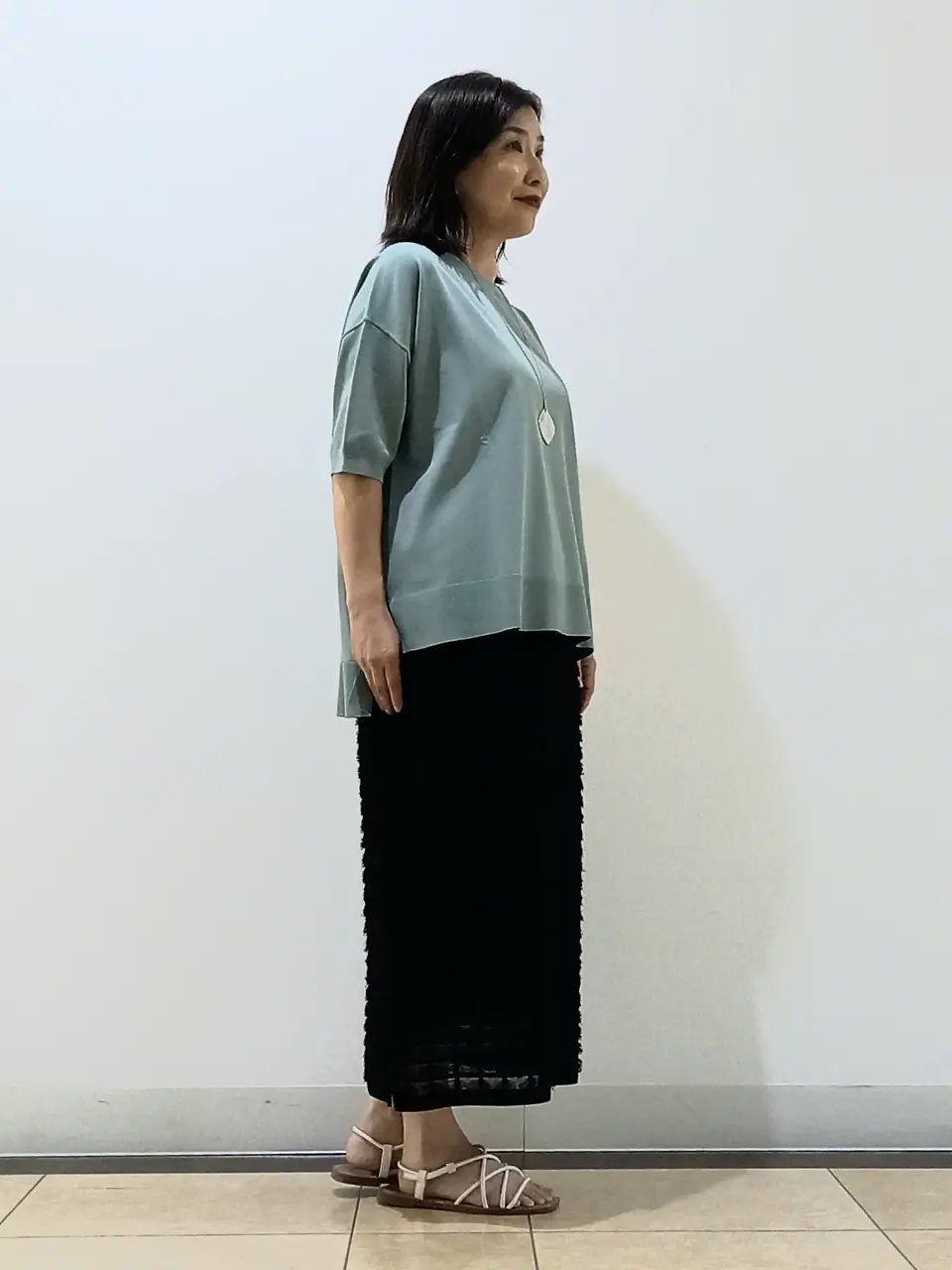 自由区 中川 コーディネート画像