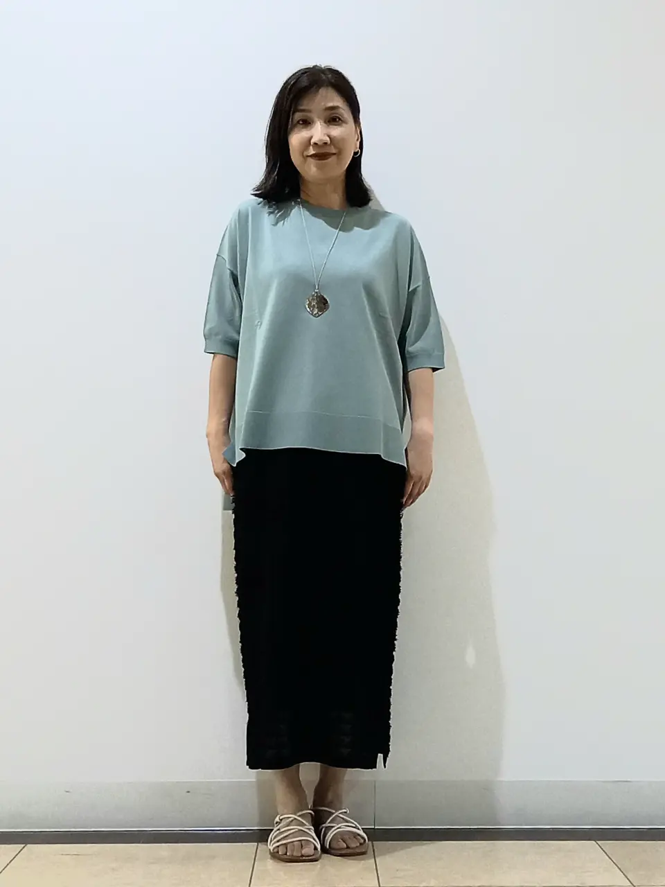 自由区 中川 コーディネート画像